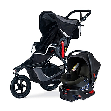 BOB Gear&reg; Revolution&reg; Flex 3.0 Jogging Stroller with Britax&reg; B-Safe Gen2 Infant Car Seat. View a larger version of this product image.