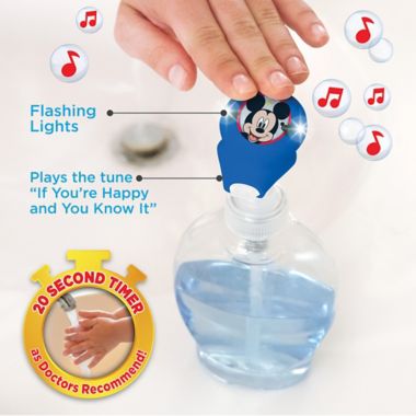 Disney&reg; Mickey Mouse Soap Pump Musical Timer. View a larger version of this product image.