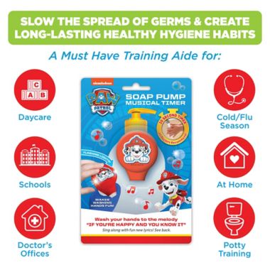 PAW Patrol&trade; Marshsall Soap Pump Musical Timer. View a larger version of this product image.