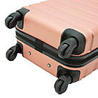 Alternate image 4 for Traveler&#39;s Club&reg; Luggage 20-Inch Hardside Spinner Carry On Suitcase in Rose Gold