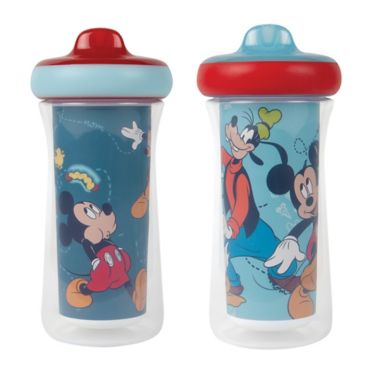 The First Years&trade; Disney&reg; Mickey Mouse 2-Pack 9 oz. Insulated Sippy Cups. View a larger version of this product image.
