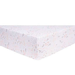 Trend Lab® Blush Floral Fitted Crib Sheet in Pink