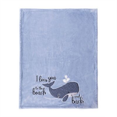 Levtex Baby&reg; Boho Bay Plush Blanket in Blue