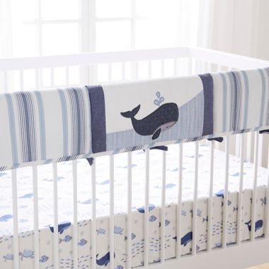 Levtex Baby&reg; Boho Bay Crib Rail Guard in Navy/Blue. View a larger version of this product image.
