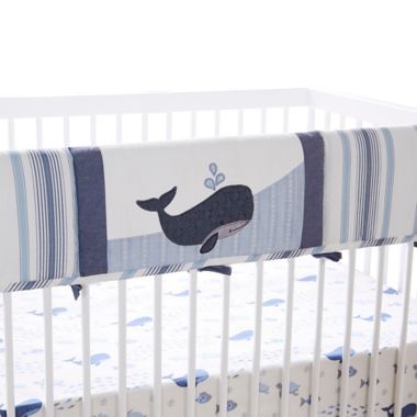 Levtex Baby&reg; Boho Bay Crib Rail Guard in Navy/Blue. View a larger version of this product image.