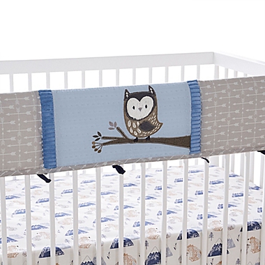 Levtex Baby&reg; Rowan Crib Rail Guard in Grey/Blue. View a larger version of this product image.