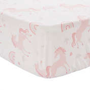 Levtex Baby&reg; Colette Unicorn Fitted Crib Sheet in Pink