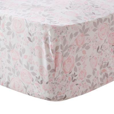 Levtex Baby&reg; Colette Floral Fitted Crib Sheet in Pink