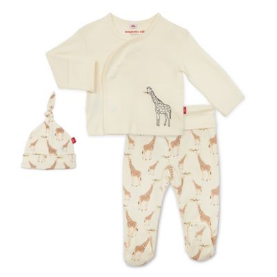 Magnetic Me&reg; by Magnificent Baby Jolie Giraffe Pant Set in Cream