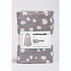 Alternate image 2 for Marmalade&trade; Cotton Hooded Bath Towel in White Dots
