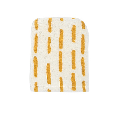 Marmalade&trade; Wash Mitt in Gold Stripe. View a larger version of this product image.