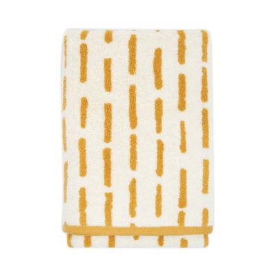Marmalade&trade; Cotton Bath Towel in Gold Stripes