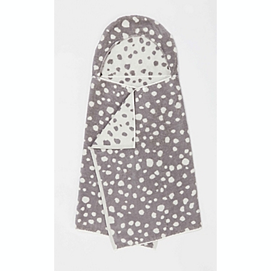 Marmalade&trade; Cotton Hooded Bath Towel in White Dots. View a larger version of this product image.