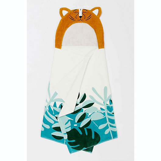 Alternate image 1 for Marmalade™ Cotton Hooded Bath Towel in Tiger