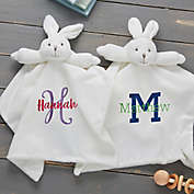 Playful Name Baby Bunny Personalized Security Blanket