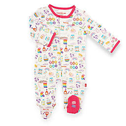 Magnetic Me® by Magnificent Baby Rainbow Sprinkle Organic Cotton Footie