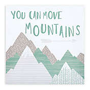 Trend Lab&reg; Mountain Baby 11.5-Inch x 11.5-Inch Canvas Wall Art in Grey/White