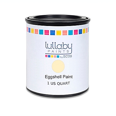 Lullaby Paints 1 Quart Eggshell Nursery Wall Paint in Creamy Chiffon. View a larger version of this product image.