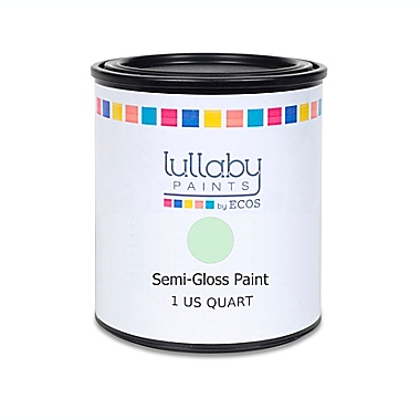 Lullaby Paints Nursery Wall Paint Collection in Icy Mint. View a larger version of this product image.