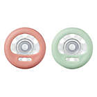 Alternate image 4 for Tommee Tippee&reg; 2-Pack 0-6M Breast-Like Pacifiers in Tiger/Sage