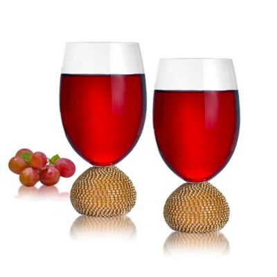 Qualia Bling Wine Glasses (Set of 2)