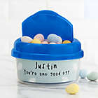 Alternate image 0 for Bunny Treats Personalized Toddler 12 oz. Snack Cup in Blue