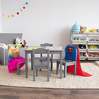 Humble Crew&reg; 5-Piece Toddler Table Set in Grey. View a larger version of this product image.