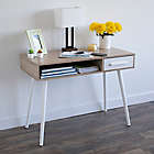 Alternate image 5 for Humble Crew Writing Desk with Shelf and Drawer Storage in White