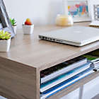 Alternate image 3 for Humble Crew Writing Desk with Shelf and Drawer Storage in White