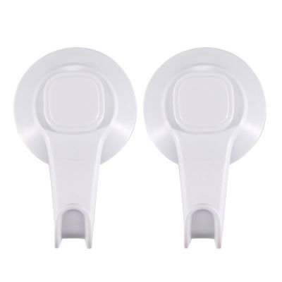 Simply Essential&trade; 2-Pack Suction Hooks in White