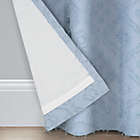 Alternate image 3 for Wild Sage&trade; Lyra 84-Inch Rod Pocket//Back Tab Curtain Panel in Blue Fog (Single)