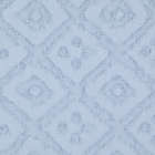Alternate image 5 for Wild Sage&trade; Lyra 84-Inch Rod Pocket//Back Tab Curtain Panel in Blue Fog (Single)