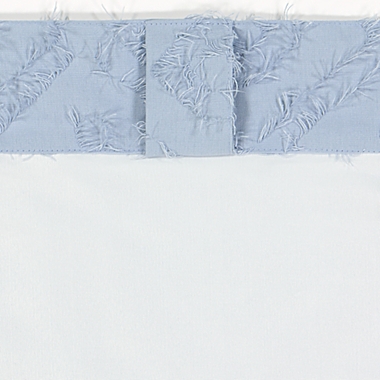 Wild Sage&trade; Lyra 84-Inch Rod Pocket//Back Tab Curtain Panel in Blue Fog (Single). View a larger version of this product image.