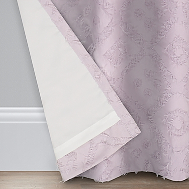 Wild Sage&trade; Lyra 63-Inch Rod Pocket/Back Tab Curtain Panel in Iris Lavender (Single). View a larger version of this product image.