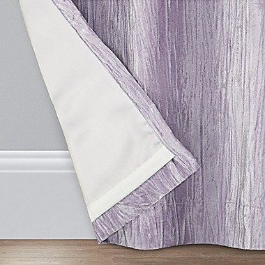 Wild Sage&trade; Valentina 63-Inch Room Darkening Curtain Panel in Wisteria Violet (Single). View a larger version of this product image.