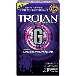 Trojan™ G. Spot 10-Count Premium Lubricated Latex Condoms