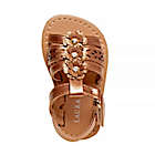 Alternate image 2 for Laura Ashley&reg; Size 6 Open Toe Strappy Sandal in Brown