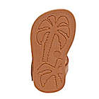 Alternate image 3 for Laura Ashley&reg; Size 6-9M Open Toe Strappy Sandal in Brown