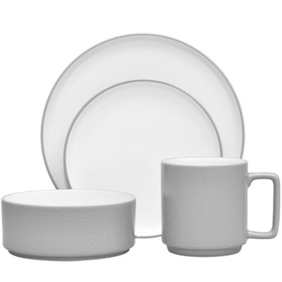 Nortake&reg; ColorTex Stone Dinnerware Collection in Grey