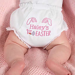 1st Easter Embroidered Diaper Cover