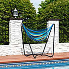 Alternate image 6 for Sunnydaze Beach Oasis Hammock Chair Swing &amp; Stand in Light Blue