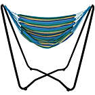Alternate image 0 for Sunnydaze Beach Oasis Hammock Chair Swing &amp; Stand in Light Blue
