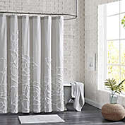 Peri Home 72-Inch x 72-Inch Chenille Rose Shower Curtain