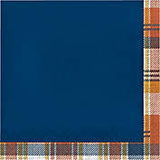 Pumpkin and Plaid 36-Count 3-Ply Paper Lunch Napkins