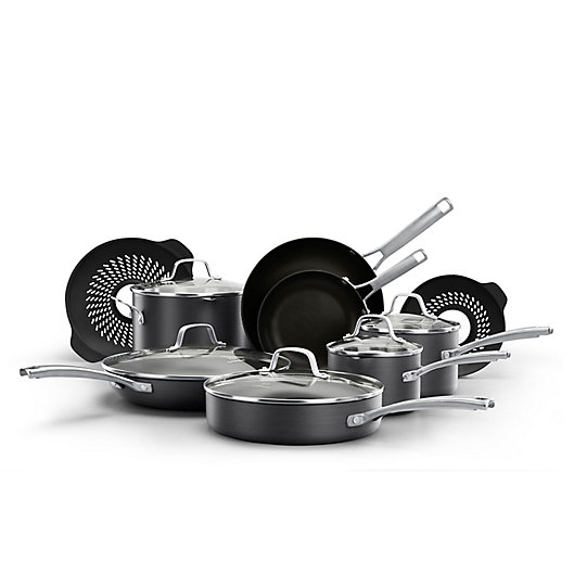 Alternate image 1 for Calphalon® Classic™ 14-Piece Cookware Set with No-Boil-Over Inserts
