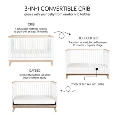 Babyletto Scoot 3-in-1 Convertible Crib. View a larger version of this product image.