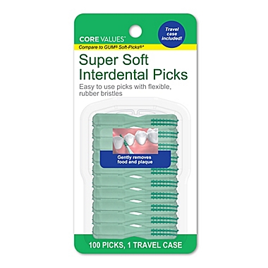 Harmon&reg; Core Values&trade; Super Soft Interdental Picks in Travel Case. View a larger version of this product image.