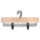 Alternate image 0 for Squared Away&trade; Wood Skirt Clip Hangers with Black Hardware (Set of 4)