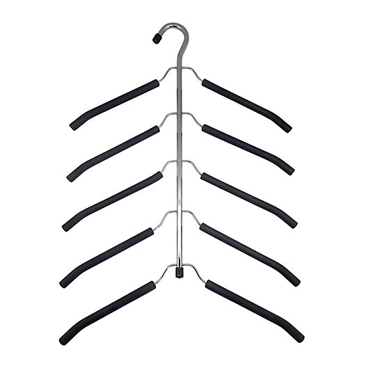 Alternate image 1 for Simply Essential™ 5-Tier Friction Blouse Hanger