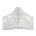 Alternate image 2 for Squared Away&trade; Satin Padded Hangers in Natural (Set of 5)